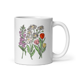 FDT White Floral mug